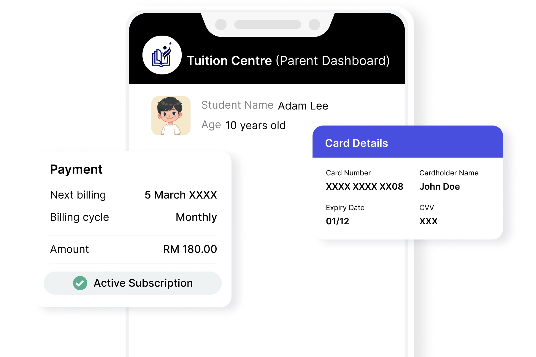 Get paid automatically, on schedule.